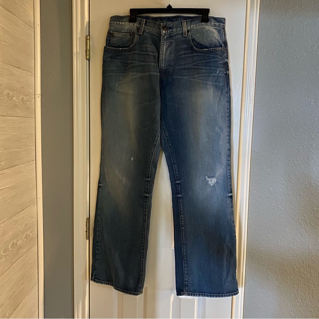 Cremieux Men's Jeans Size 36x32 Relaxed Jeans Blue Denim